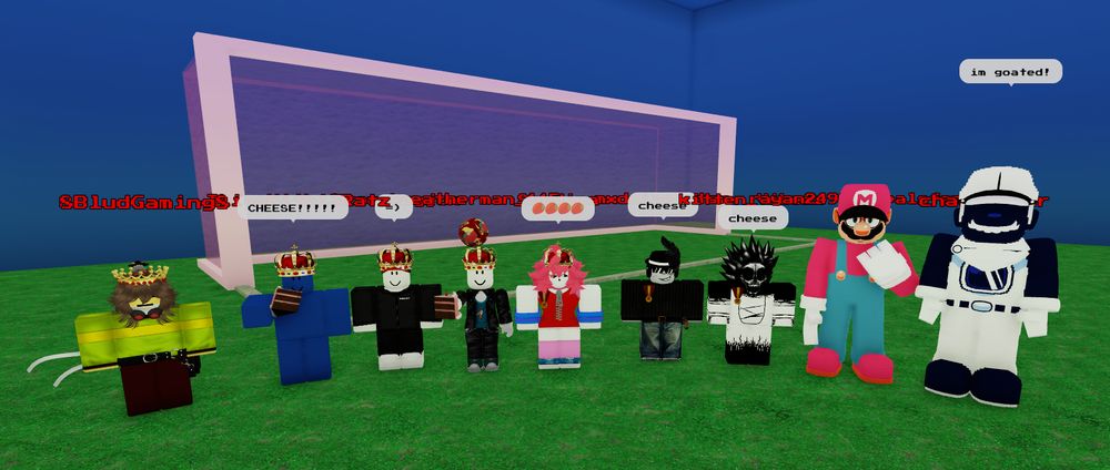 a photo of horrorbrew hijinx, specifically the special soccer room built today!
on the winning team, the Peach Monarchs:
Shadyzxy (kris deltarune)
BX (solitude)
Walker
weatherman115
Shadina (malware)

on the opposite team, the Mario Fireballs:
Shadina (malware)
Asterisk (chance)
kitten_Vibezz (no more innocence)
Boco (IHY mario)
Mudba (daymaker)
