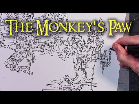 The Monkey's Paw - Audiobook & Drawing