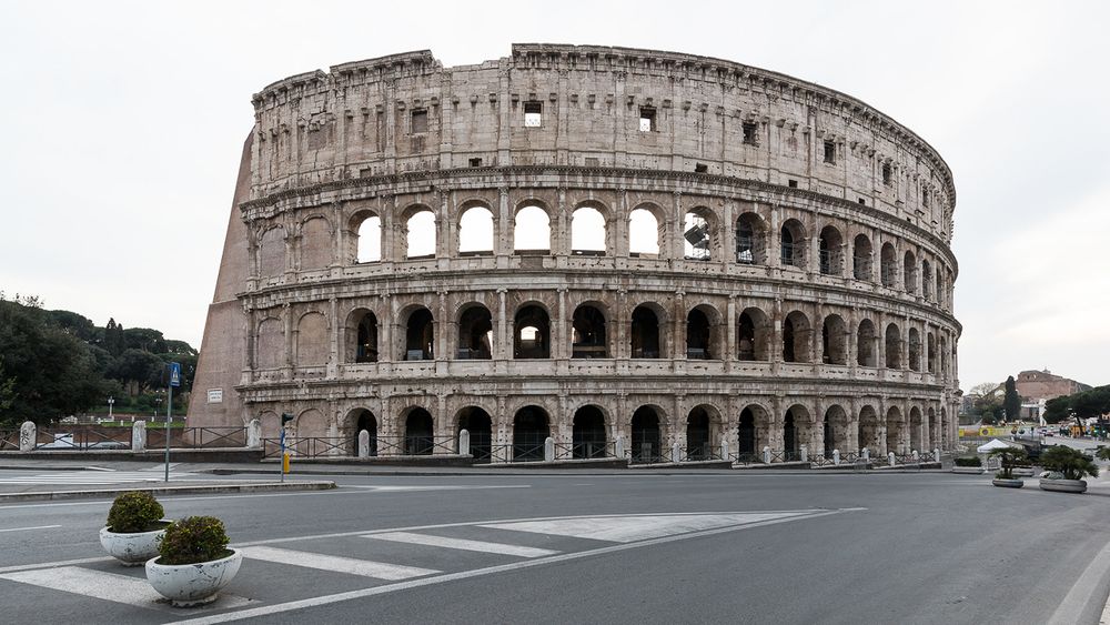 Collosseum. Exterior view of the Flavian amphitheater from the northeast. Photo: Marcello Leotta
