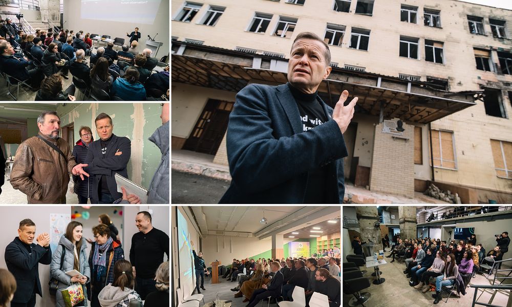 During their trip to Ukraine, Ferenc Krausz and Serge Haroche visited universities, research institutions and destroyed buildings - and met people who, despite the war, are shaping everyday life and believe in the future.