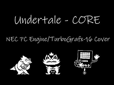 Undertale - CORE (NEC PC Engine/TurboGrafx-16 Cover)