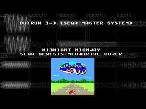 OutRun 3-D (SMS) - Midnight Highway (Sega Genesis/MegaDrive Cover)