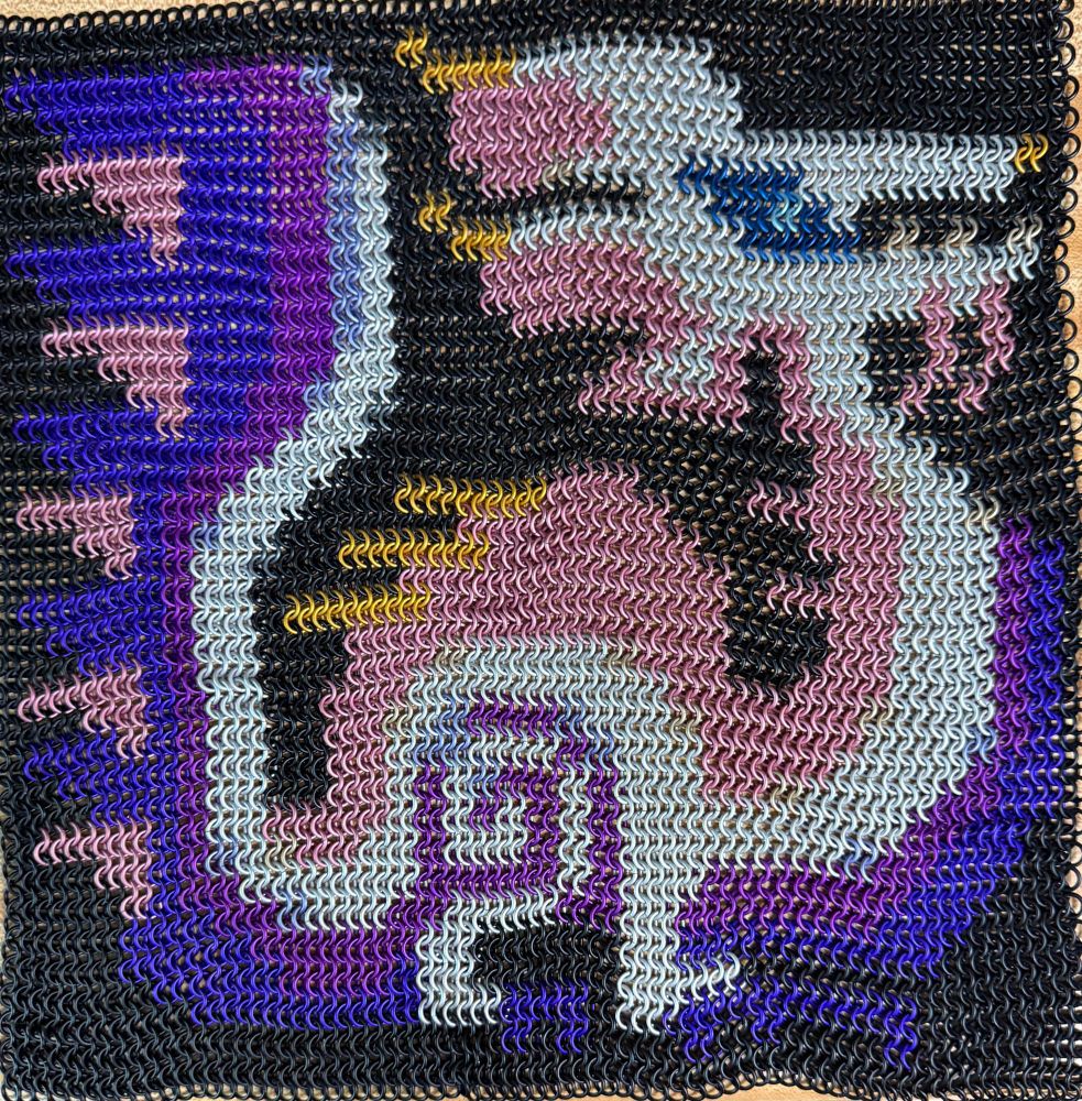 Mizutsune icon in chainmaille