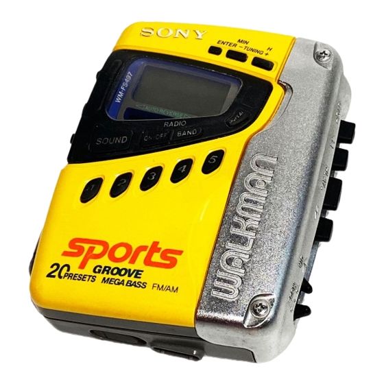 Un vieux walkman Sony 