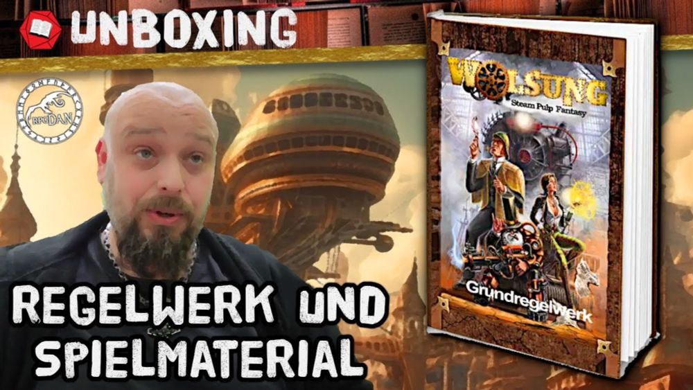 Unboxing: WOLSUNG Grundregelwerk und Spielmaterial