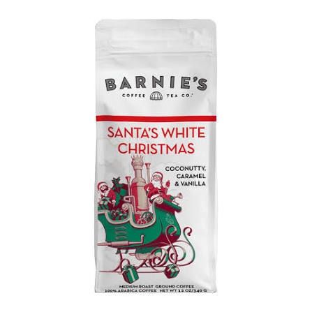Barnie's Santa's White Christmas coffee 