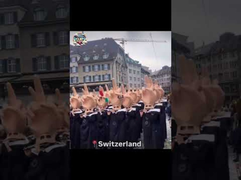 Middle Finger Parade In Switzerland #clipheaven #Switzerland #Shorts