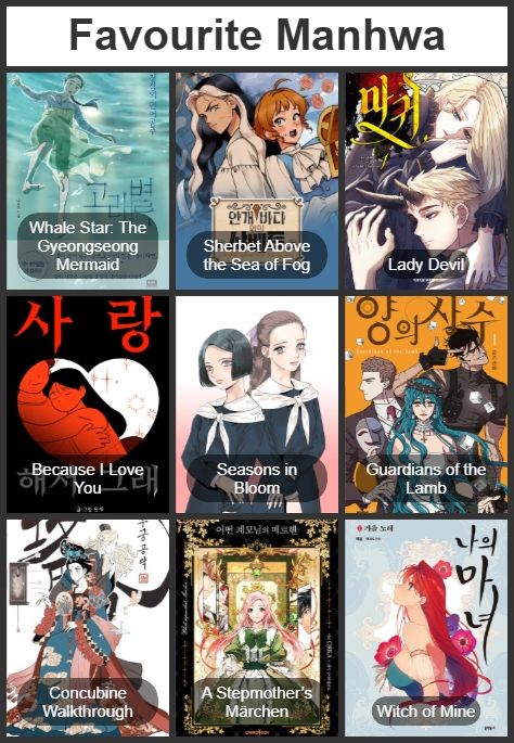 Look up the trigger warnings for some of these series as they deal with mature topics.