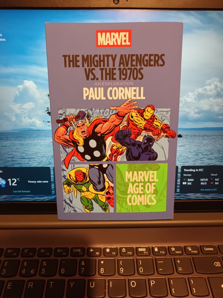 Book on 1970s Avengers comics.