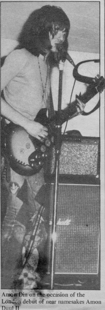 Huw Lloyd-Langton press cutting from his Amon Din days.