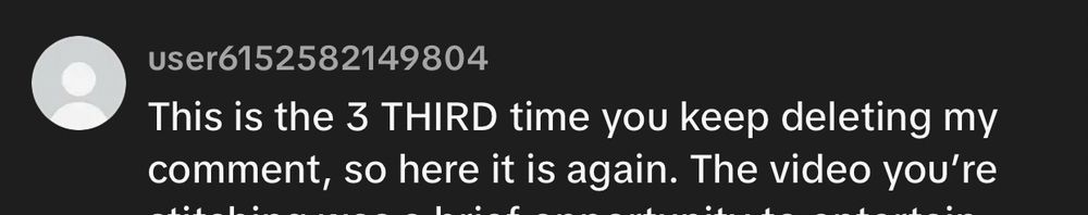 Dude complaining this is the third time I deleted his post 