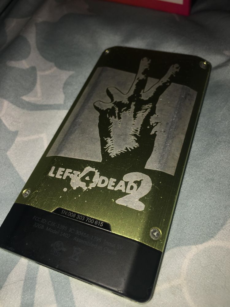 l4d2 metal etched zune player