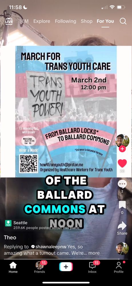 Ballard protest at the locks on new on Saturday. 