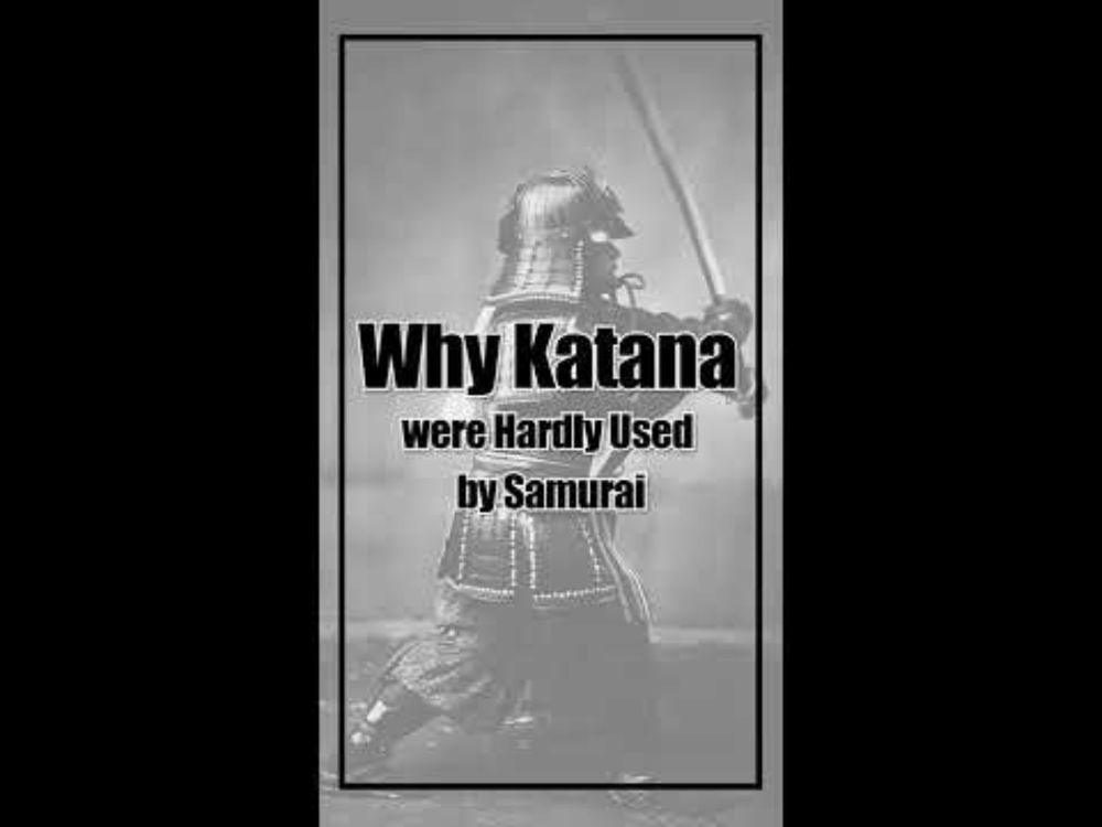 Why Samurai Hardly Used the Katana #Shorts