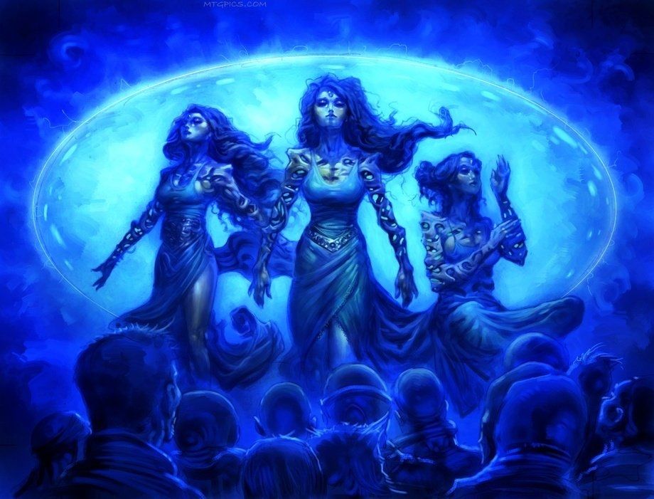 Art of Sen Triplets from Magic the Gathering