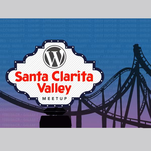 WordPress Santa Clarita Valley Meetup logo.