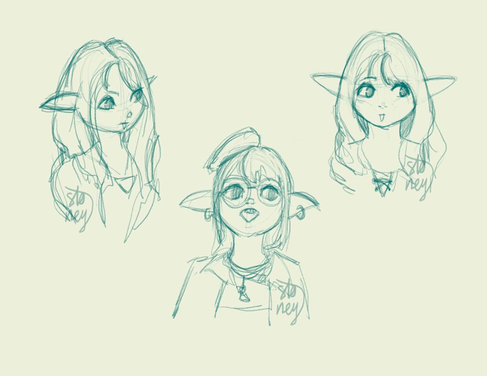 Silly lalafell sketches
