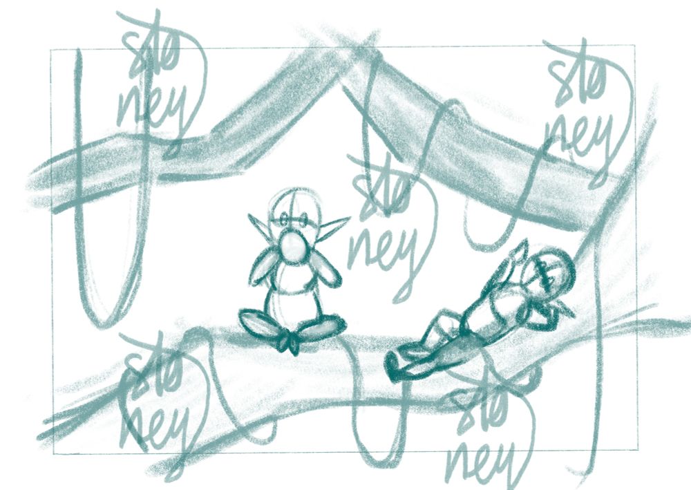 New sketch on the thumbnails I have started. 