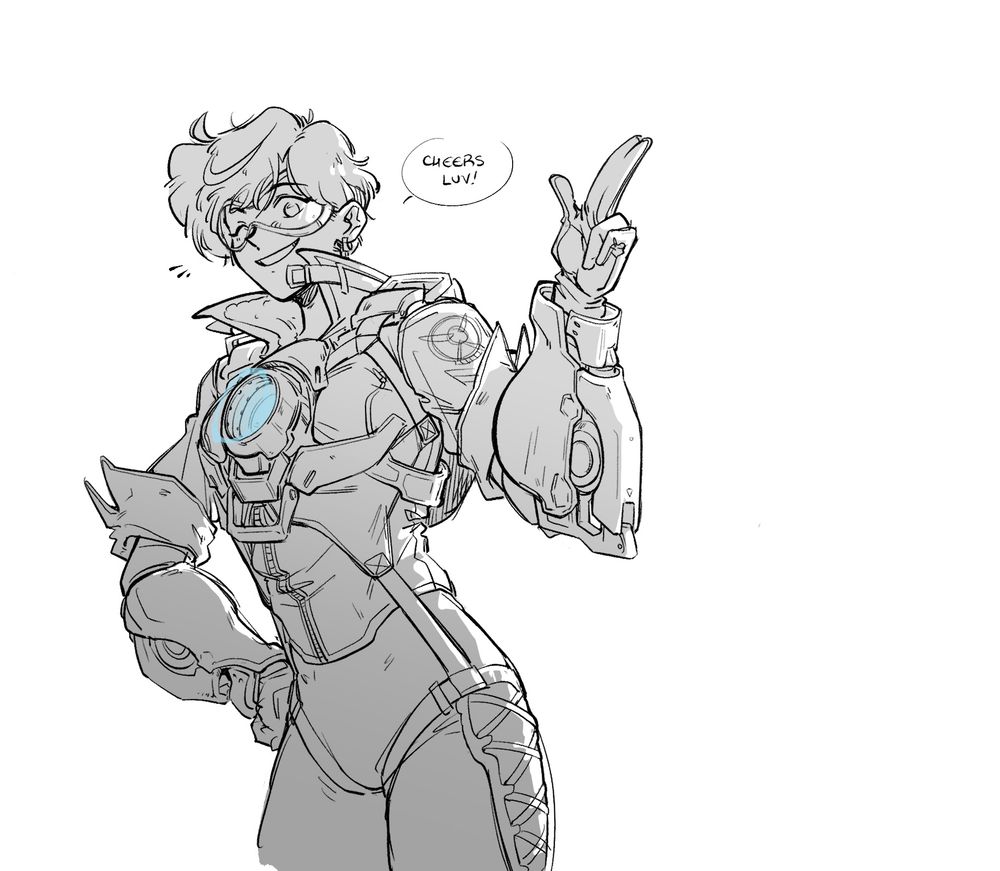 Haruka Tenoh from sailor moon cosplaying as Lena Oxton aka “Tracer” from Overwatch.