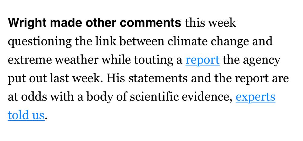 “…at odds with a body of scientific evidence….”