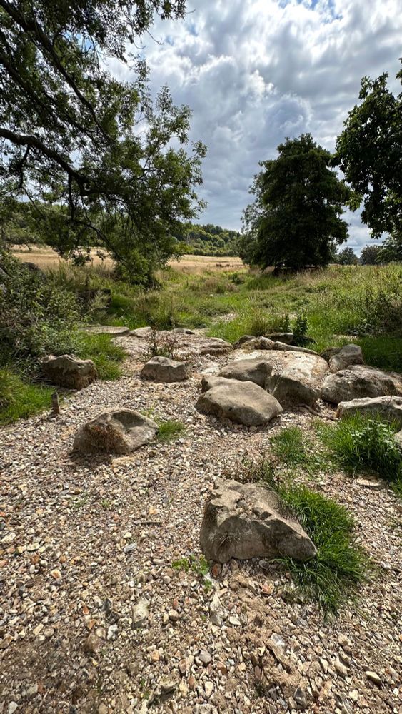 Dry Misbourne downstream of Warren Water, Great Missenden