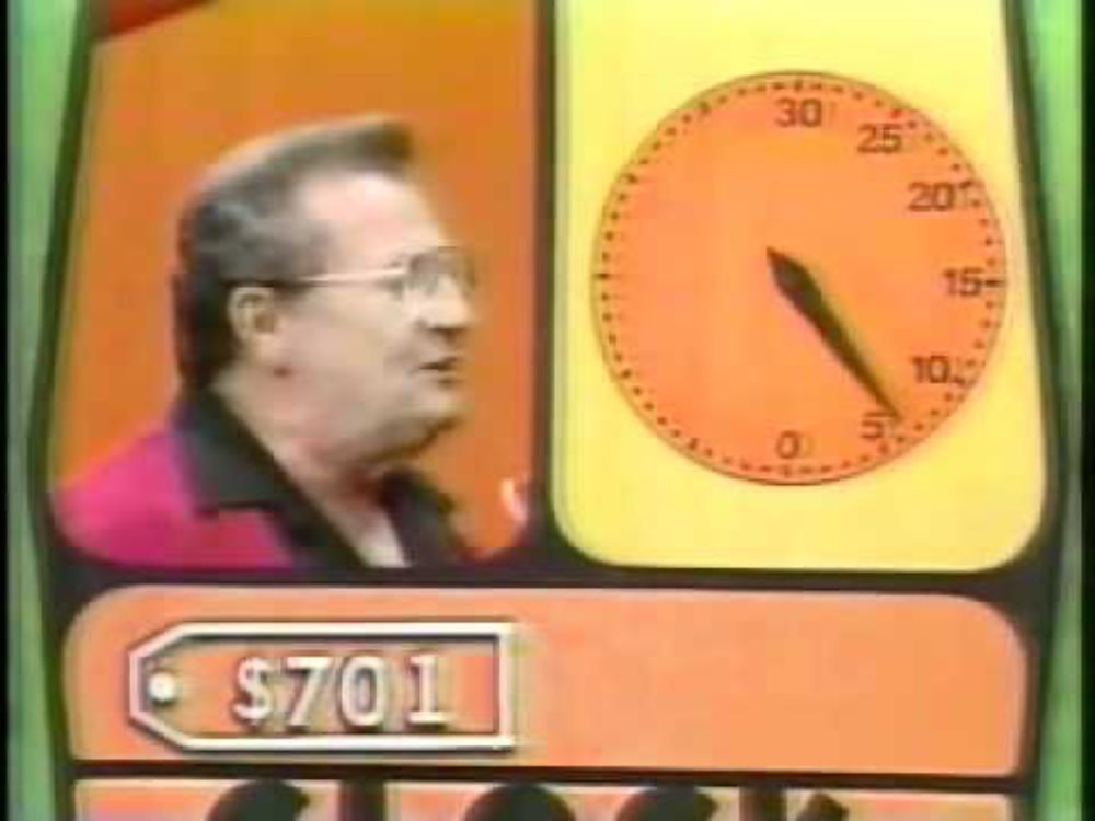 The Price is Right - Bad Game of 'Clock Game'