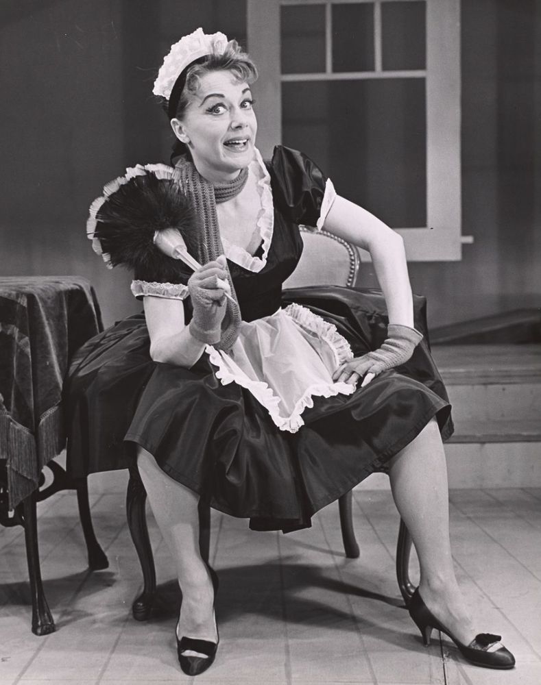 June Havoc as Lily Sabina in The Skin of Our Teeth. 