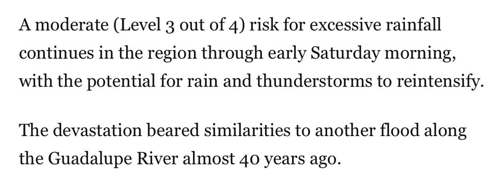 "The devastation beared similarities to another flood," says The Washington Post. 
