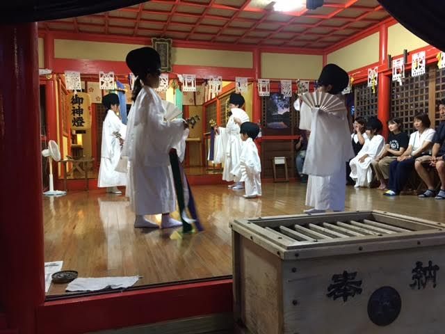 子供の神楽練習