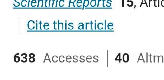 I link that says "cite this article"