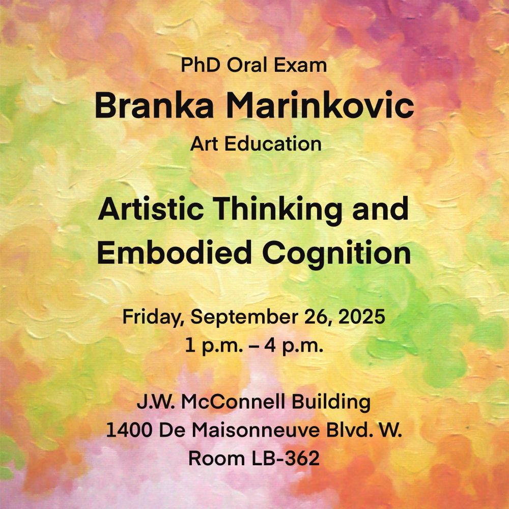An open invitation to the PhD oral exam for Branka Marinkovic on September 26, 2025.