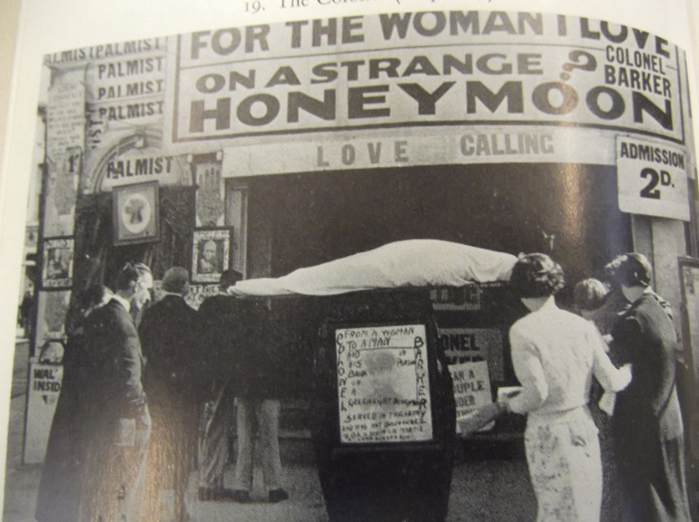 1930s, Starving Bride sideshow, Blackpool's Golden Mile