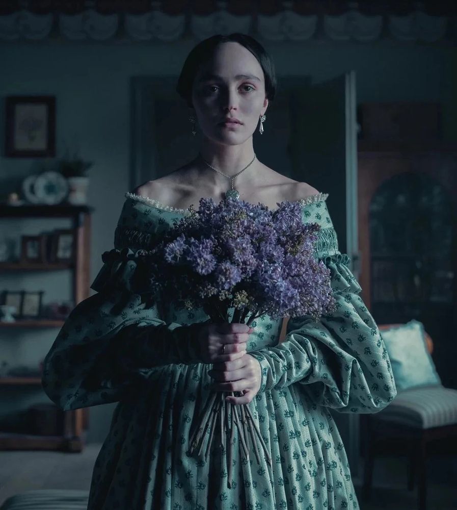 Lily-Rose Depp as Ellen Hutter in Nosferatu (2024).