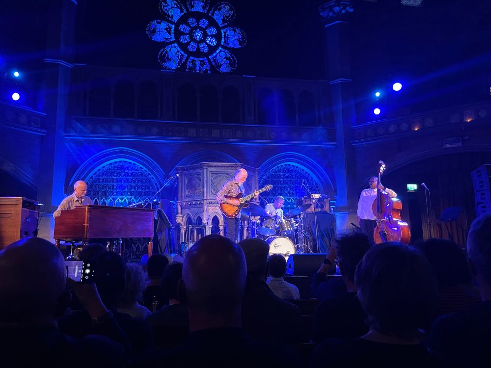 John Scofield’s Long Days Quartet playing live at Union Chapel, London