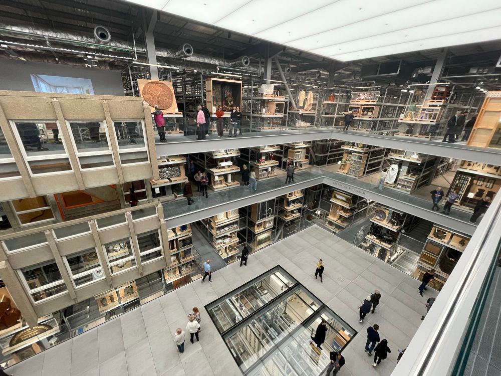 Interior of V&A East Storehouse, Hackney Wick, London