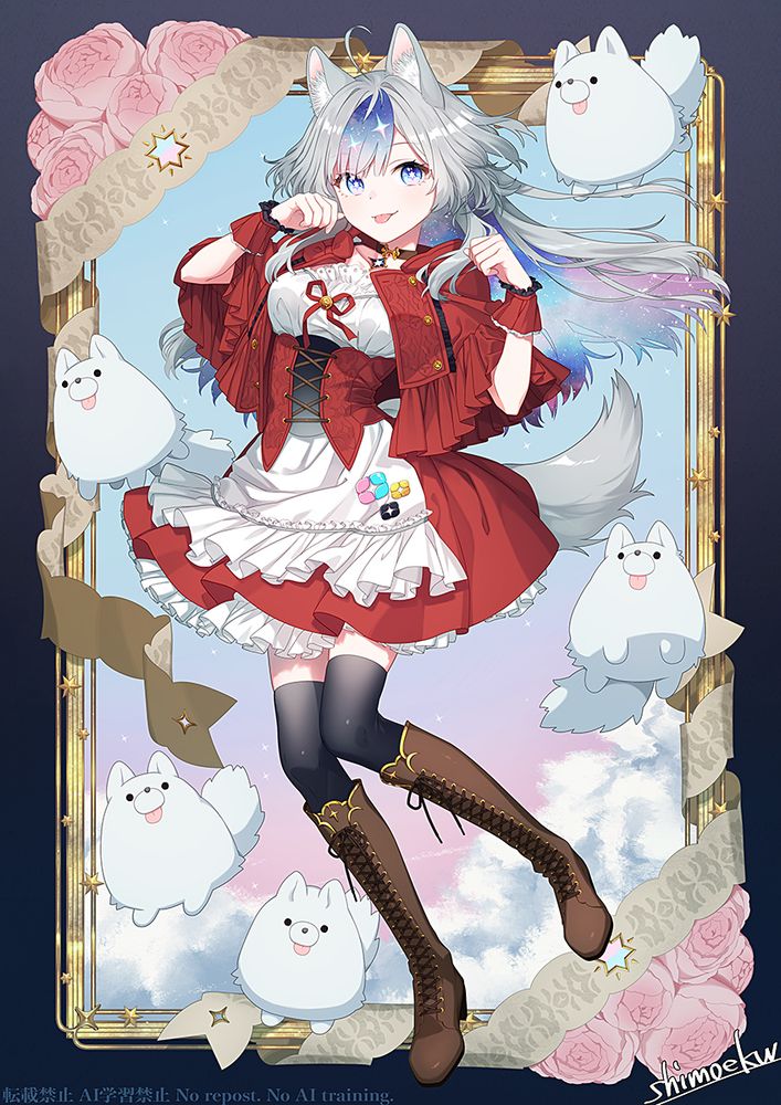 Vtuberの御伽里ぺろむさんのイラスト