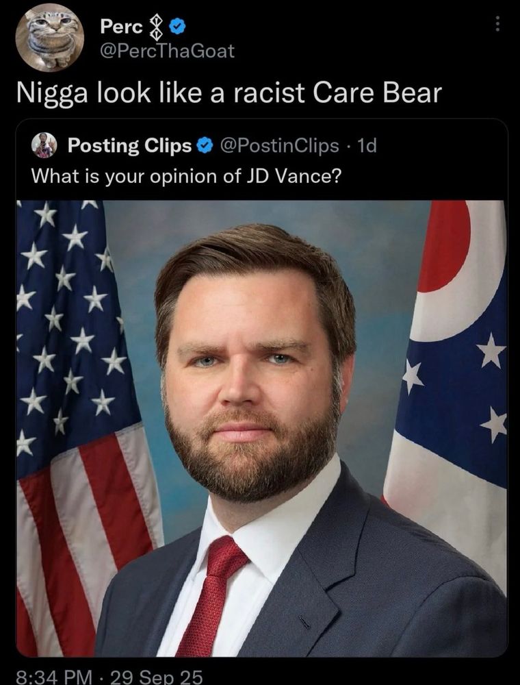 Picture of a “racist care bear”