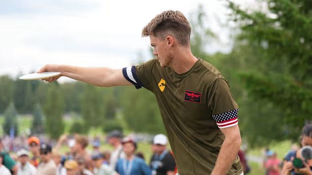 Aaron Gossage (Usa) is 2nd in Finland, taking the silver medal.