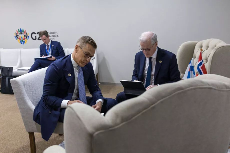 Alexander Stubb (President of Finland) and Jonas Gahr Støre (prime minister of Norway)