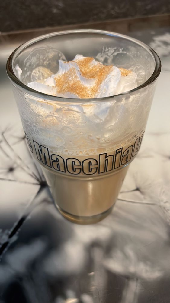 Pumpkin Spice Latte im Glas