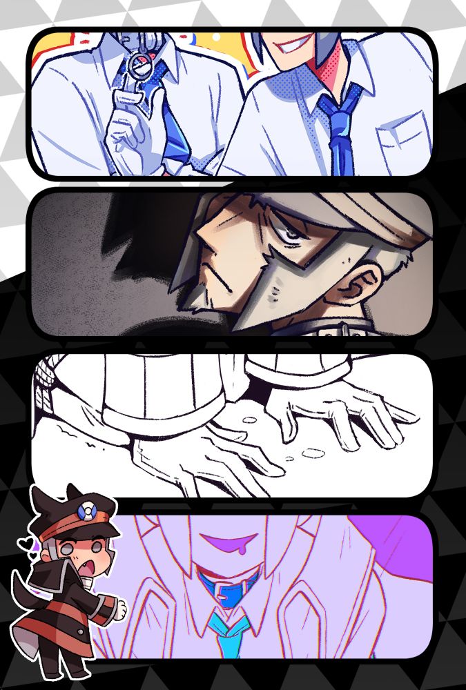 Teaser preview of various collared submas illustrations.