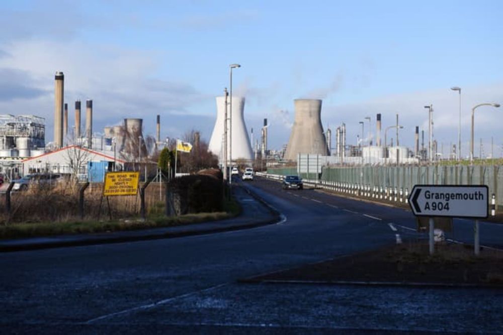 Petrochemical giant gets the green light to install new pipework in Grangemouth