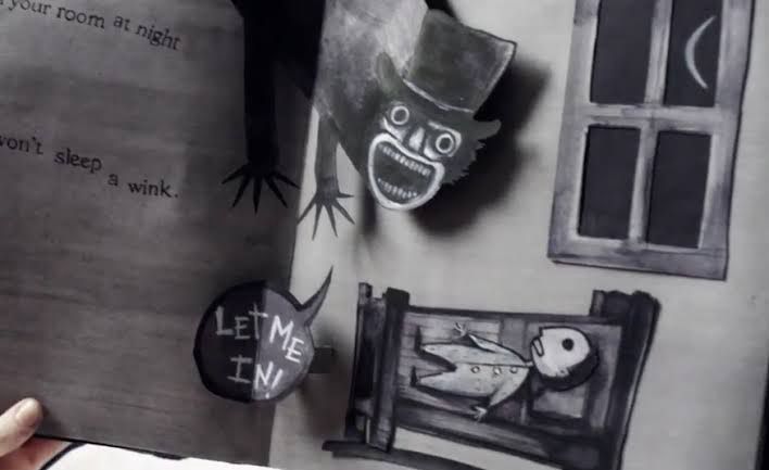 A screenshot of the pop up book from The Babadook