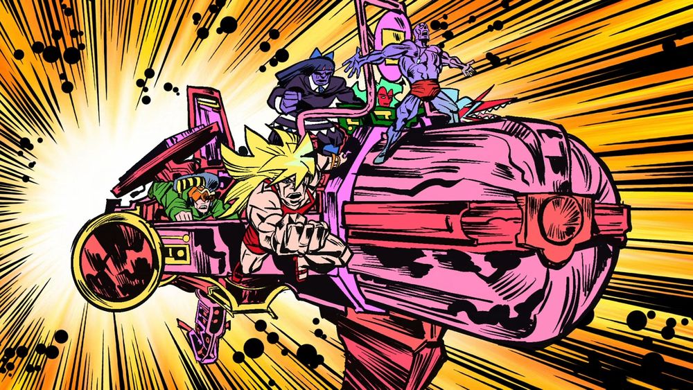 New Panty & Stocking hommage à Jack Kirby