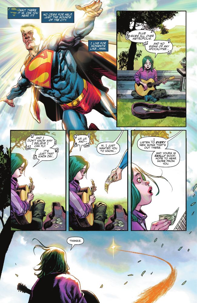 Page de Superman Unlimited