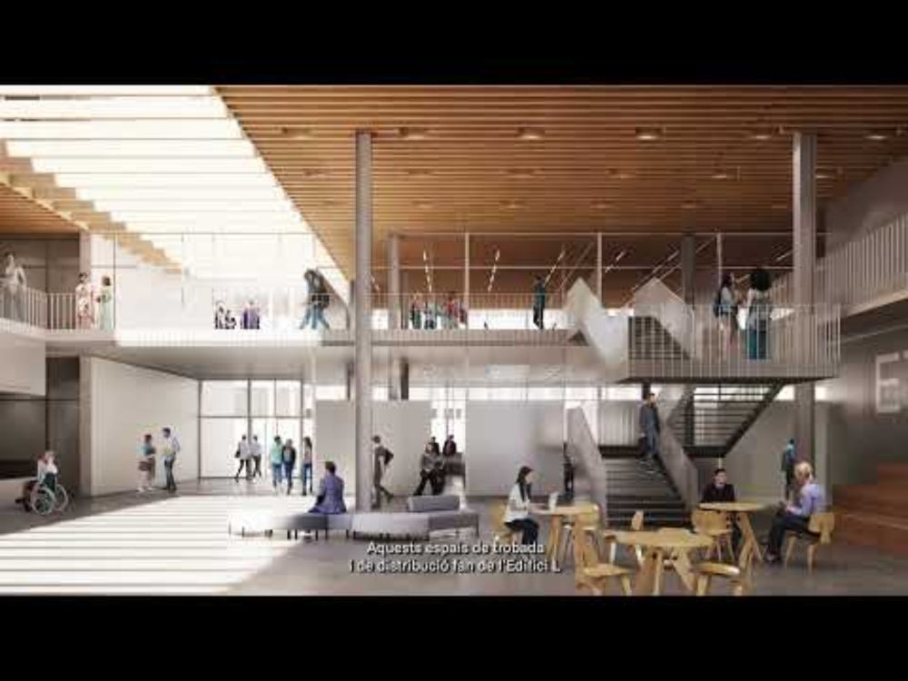 Projecte del futur edifici L de l’ETSEIB, al Campus Diagonal Sud de la UPC