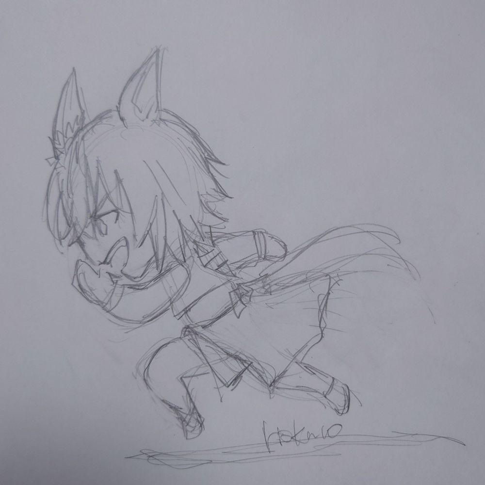 腰に巻いたシャツがなびきっぱなしになるくらい