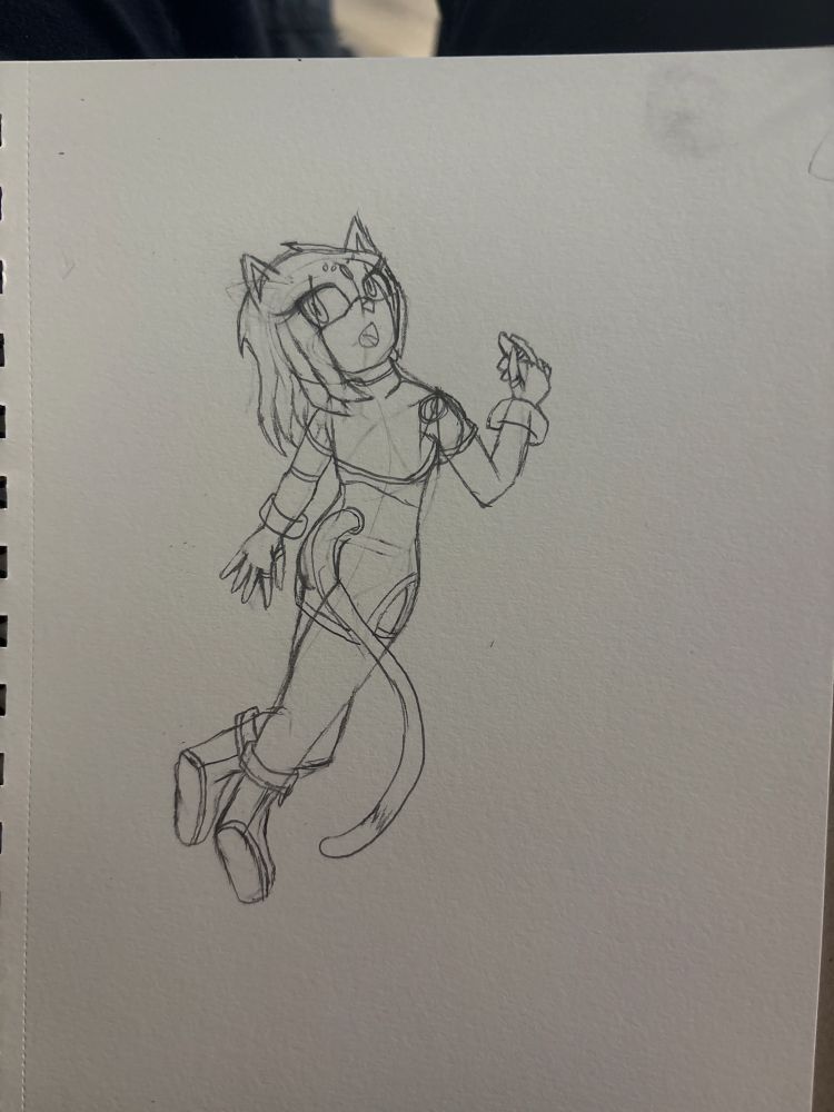 Redesign rose practicing pose