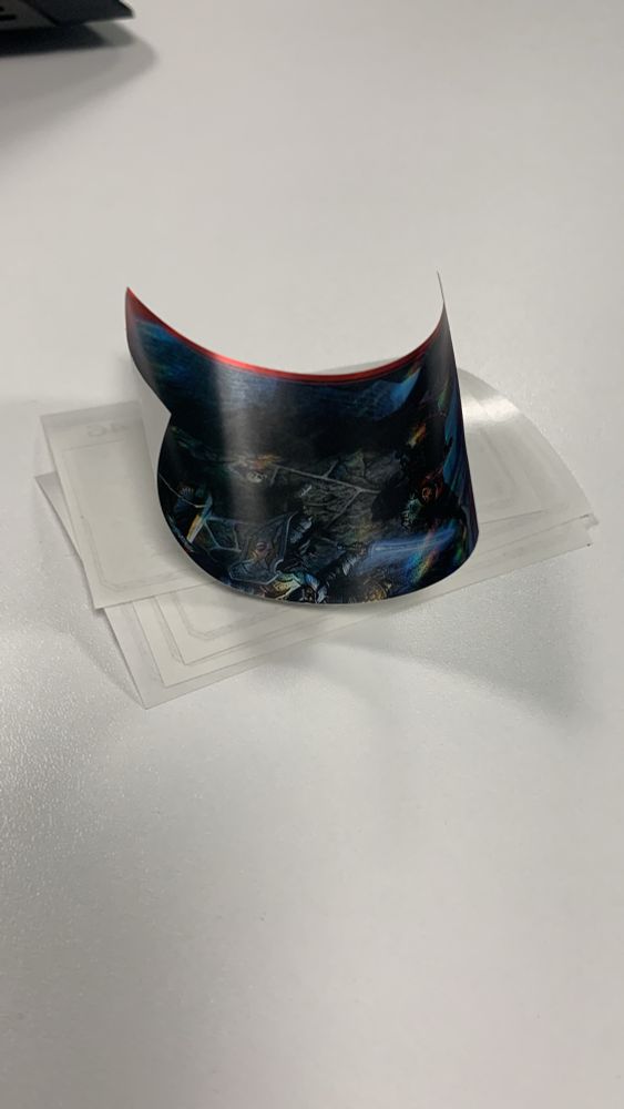 The sticker in question having been removed from the album and added to the bin pile.