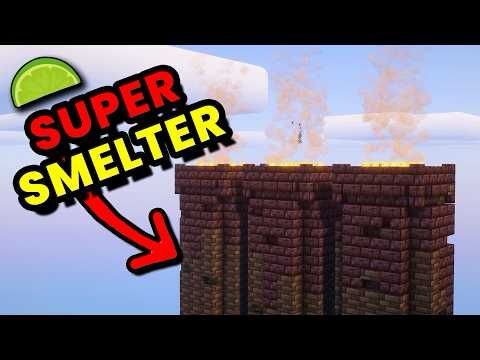 Minecraft Super SMELTER Island Build - Limelight SMP 13